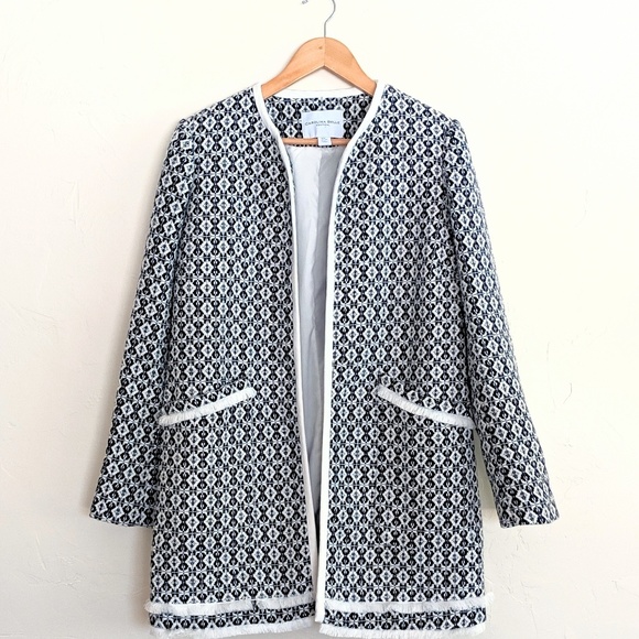 Carolina Belle Montreal Jackets & Blazers - Carolina Belle Montreal Open Front Fringe Jacket S